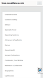 Mobile Screenshot of love-casablanca.com